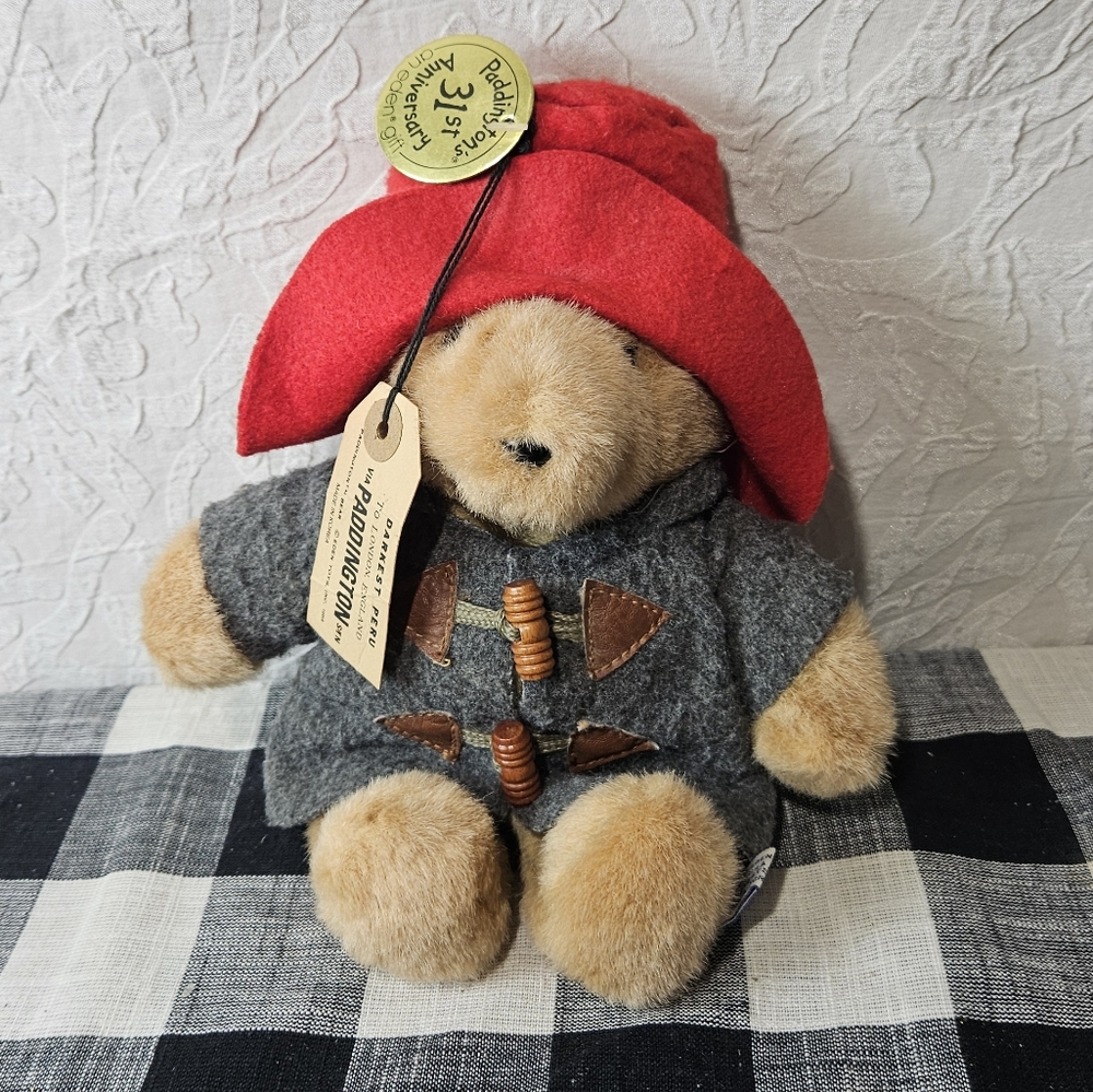 Vintage 1988 31st Anniversary Paddington Bear By Eden Toys